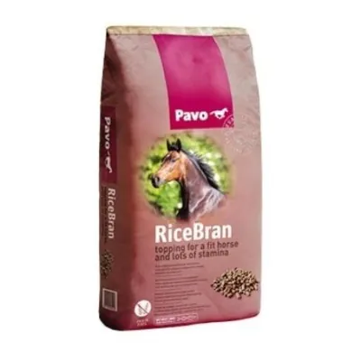 PAVO RiceBran 20kg – Looduslik energia ja valk hobusele