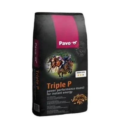Pavo Triple P müsli 15kg | Kiire Energia Spordihobusele