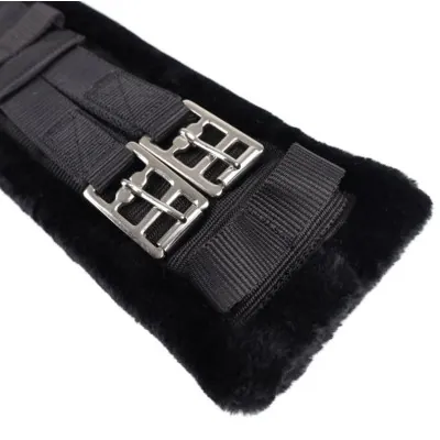 USG Nylon Dressage Girth with Faux Fur Padding