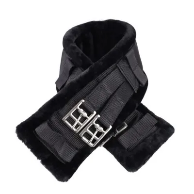 USG nailonist koolisõidu sadulavöö karvaga