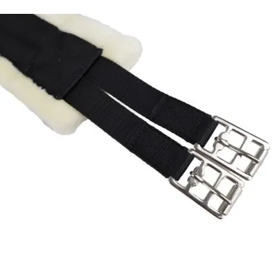 USG Nylon Long Girth with Faux Fur Padding