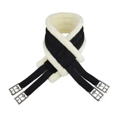 USG Nylon Long Girth with Faux Fur Padding
