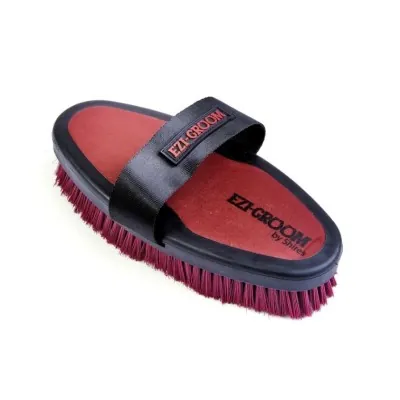 EZI-GROOM Grip Body Brush | For Sensitive & Clipped Coats