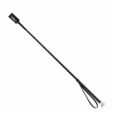 SHIRES Leather Show Whip 60cm | Elegant Show Ring Style