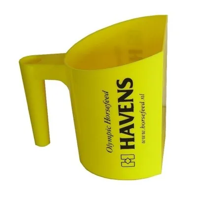 HAVENS Feed Scoop – Durable Yellow Scoop for Precise Dosing